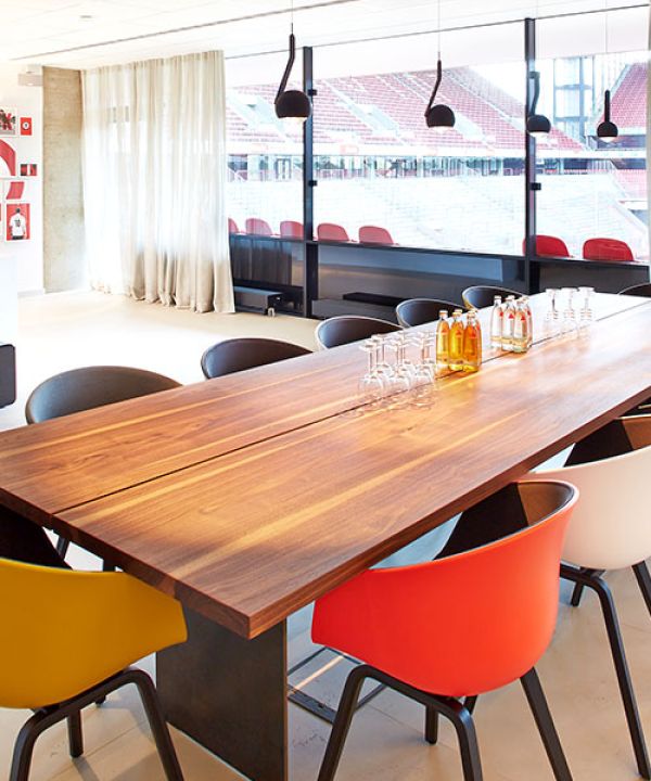 View of the Lukas Podolski suite at RheinEnergieSTADION with exclusive seating